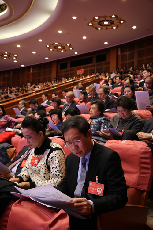 【高清图片】天津市人大十六届六次会议召开(图6)